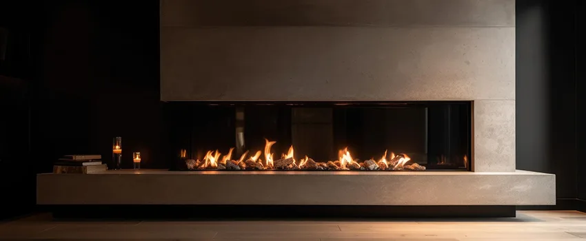 Gas Fireplace Ember Bed Design Services in Walker, Michigan