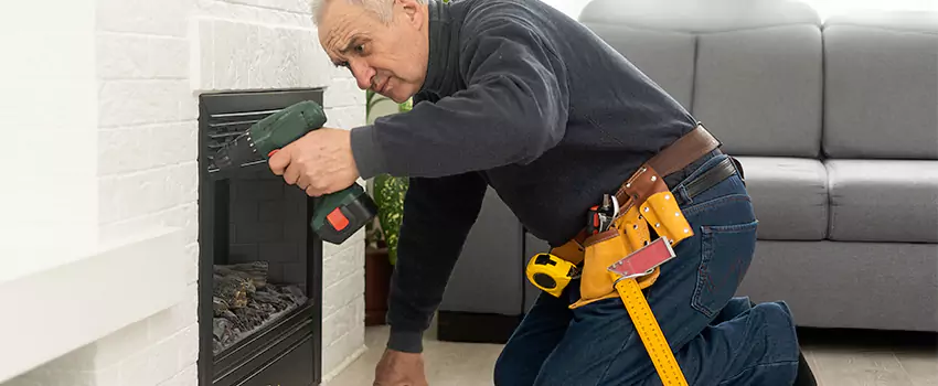 New Indoor Fireplace Installation in Walker, Michigan