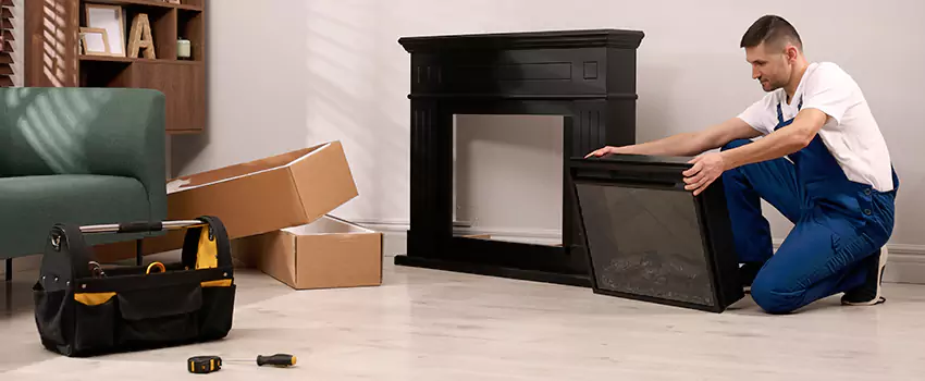 Old Rusted Metal Fireplace Repair And Replacement in Walker, MI